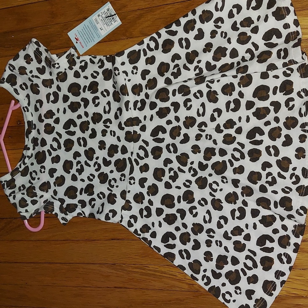 2t animal print dress